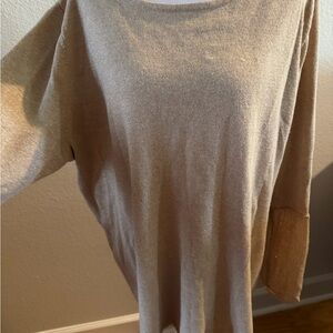 Calvin Klein Shimmering Gold Long Sleeve Top